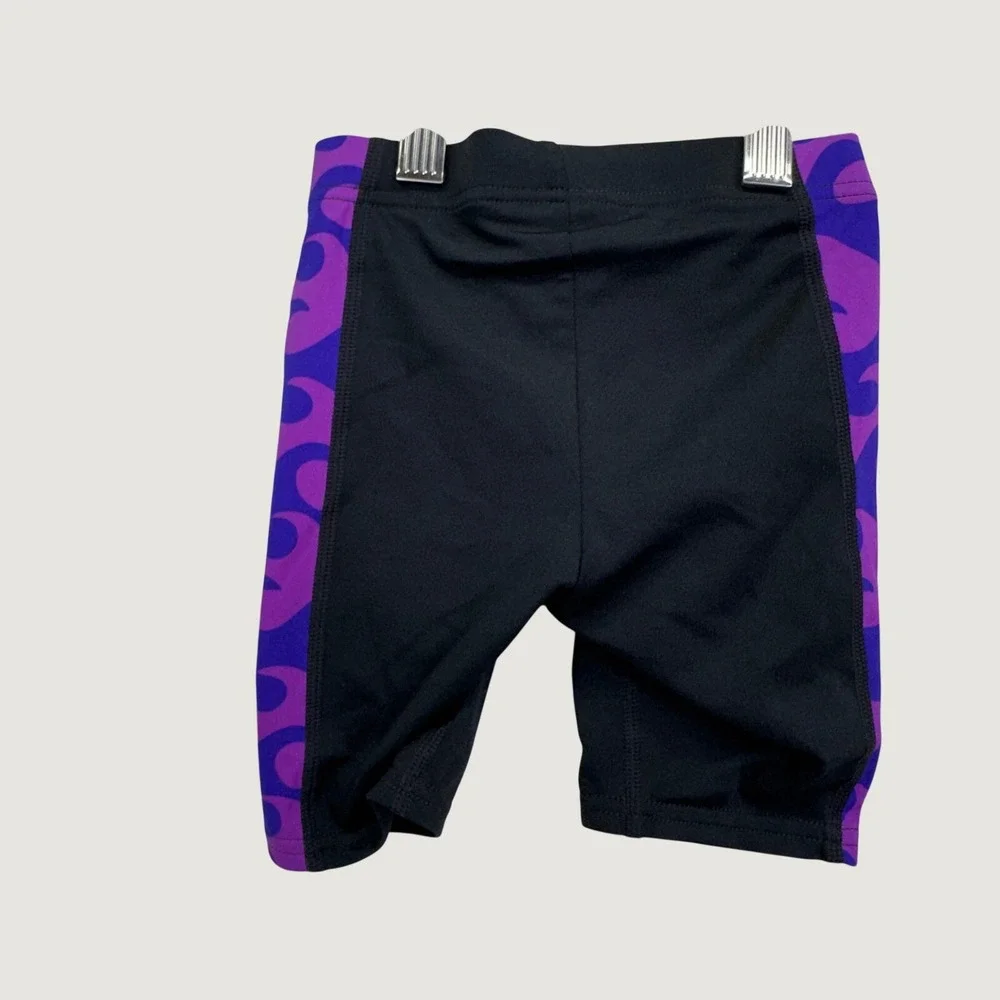 Arena Ride The Wave Swim Jammer 20 XS Black Purple Performance Athletic Swimwear